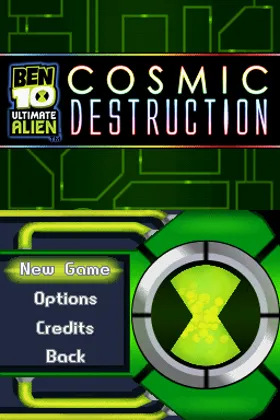 Ben 10 - Ultimate Alien - Cosmic Destruction (USA) (En,Fr,De,Es,It) screen shot title